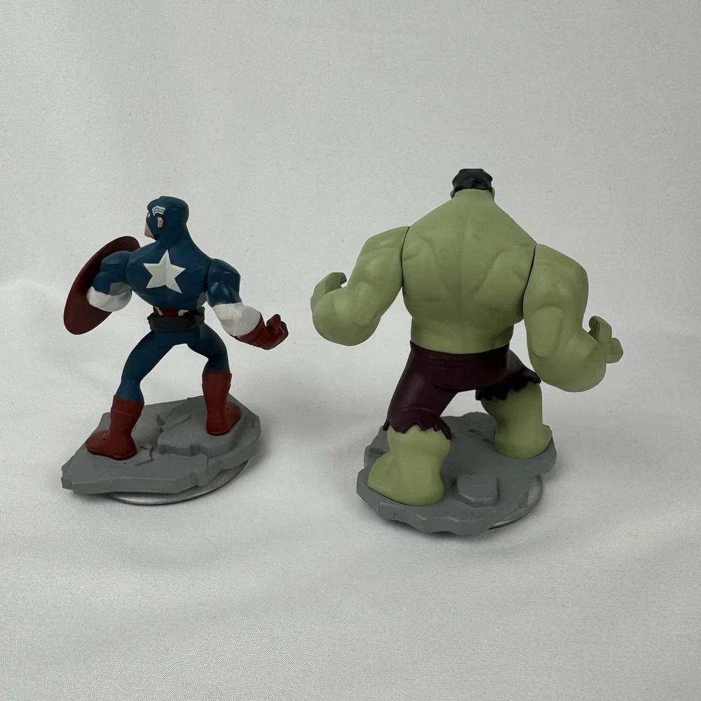 Disney Infinity 2.0 Marvel Figures Lot Hulk Iron Man Thor Groot Avengers